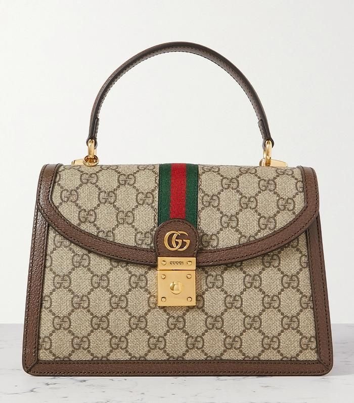 Gucci Dionysus Mini Grey Textured Leather Bag